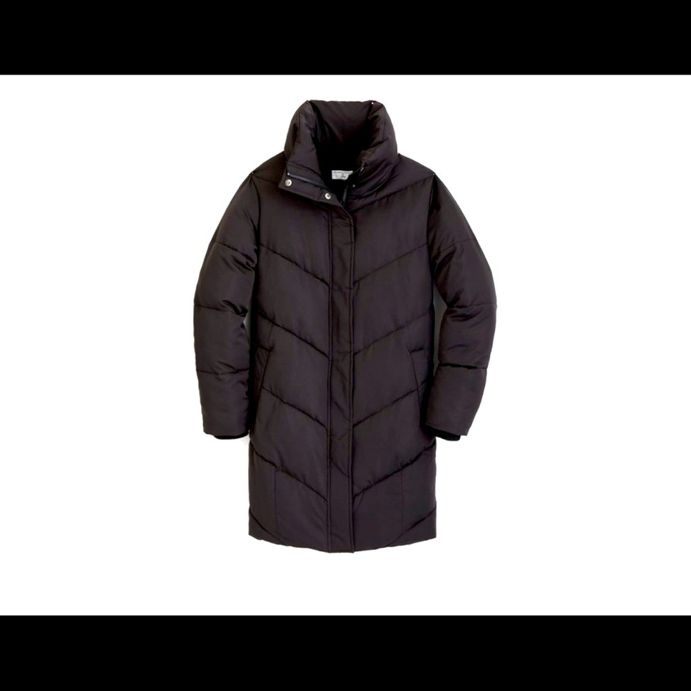 Universal Standard for J. Crew Chevron Puffer Coat